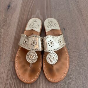 Jack Rogers Elegant Gold Women's Sandals